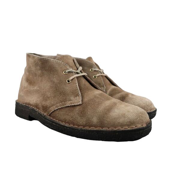 Clarks Shoes Womens 8 Desert Boots Chukka Lace Up Leather Originals Crepe Sole - Picture 1 of 15